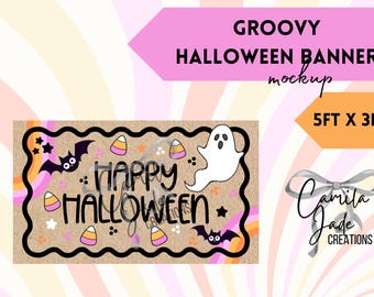 Groovy Halloween Banner