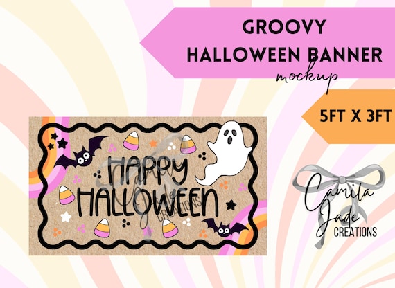 Groovy Halloween Banner