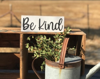 Be Kind Block Sign / Playroom Decor / Kids Room / Classroom Decor