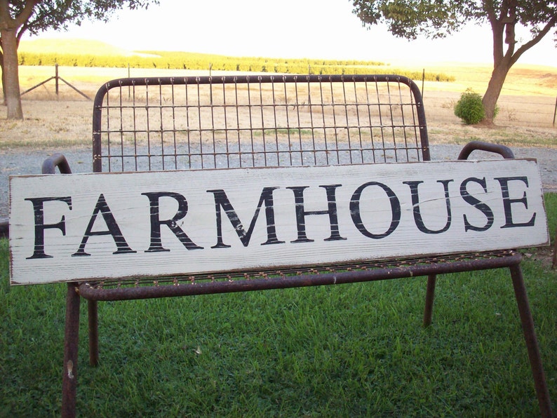 Large Farmhouse Sign / Rustic Wood Sign / Farmhouse Decor / Kitchen Wall Decor / Country Kitchen Decor image 1