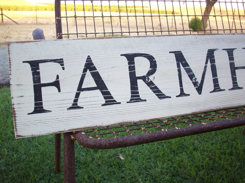 Large Farmhouse Sign / Rustic Wood Sign / Farmhouse Decor / Kitchen Wall Decor / Country Kitchen Decor image 2