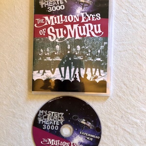 Mystery Science Theater 3000 season zero Ep. K18 The Million eyes of SuMuru DVD rare!!