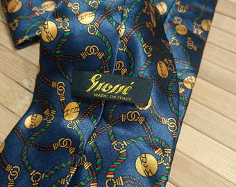 Corbata de hombre GROSSI Vintage Made in Italy