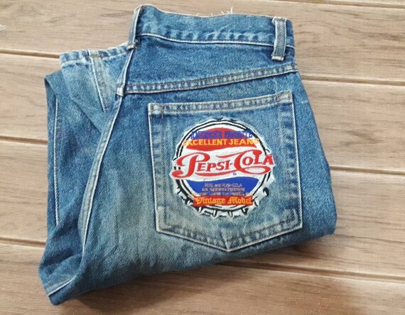PEPSI COLA Vintage Jeans 90s Relaxed 