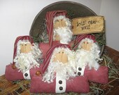 E-Pattern PRiMiTiVe FoLk ArT WiNTeR HoLiDaY CHriSTmAs SaNTa Digital Doll BoWL FiLLeR TuCk AwAys