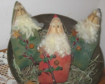 E-PATTERN- Primitive Olde Thyme Belsnickle, Bowl Filler, Shelf Sitter, Wreath Decor - PDF Downloadable Pattern