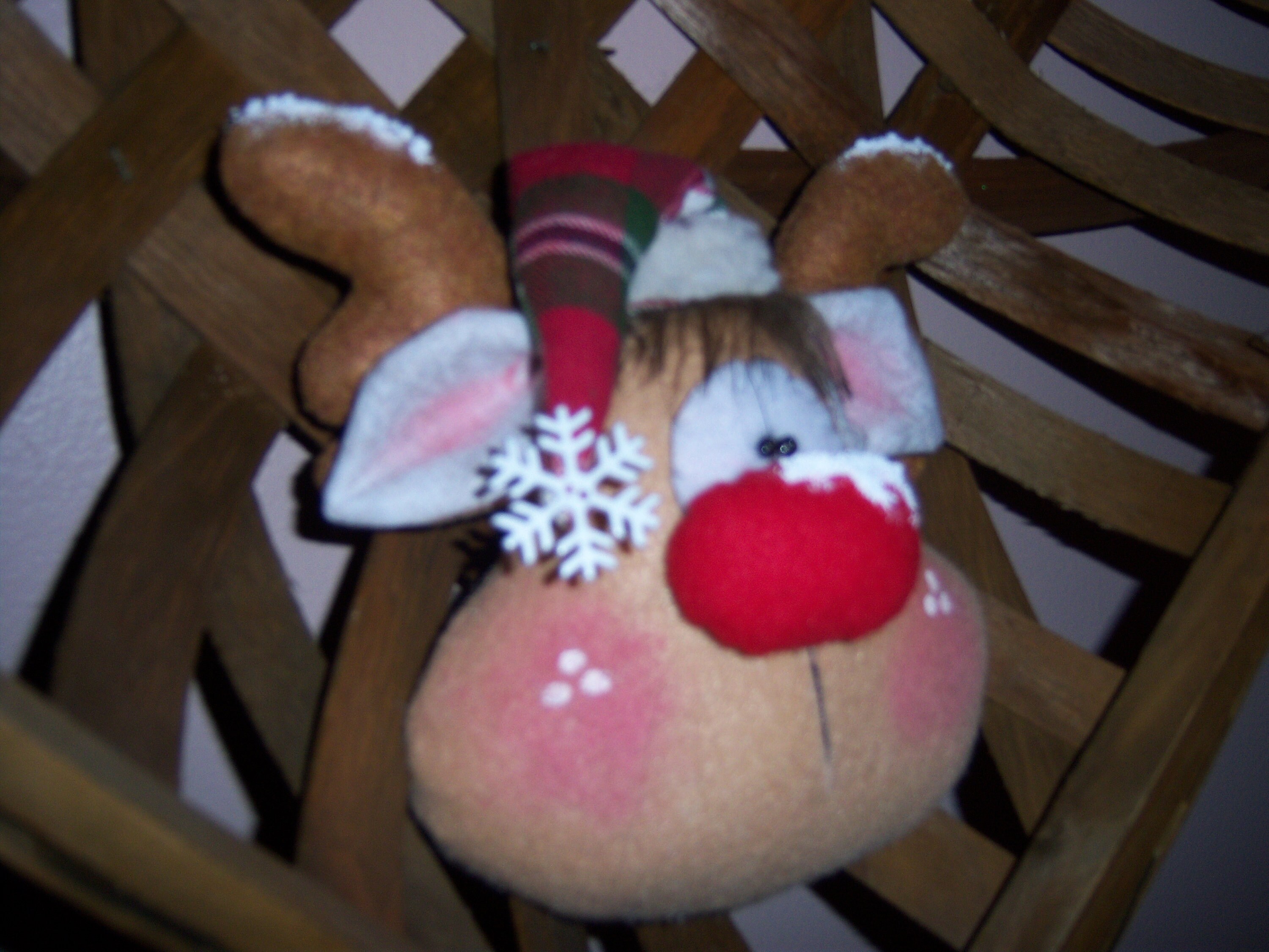 Epatternreindeer Wreath Hanger Christmas Patternprimitive Etsy