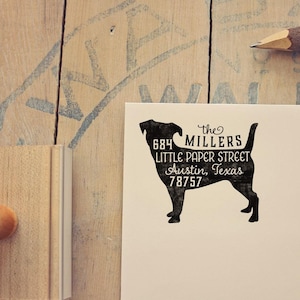 Jack Russell Terrier Return, Dog Owner Gift, Wooden Handle, Custom Rubber Stamp