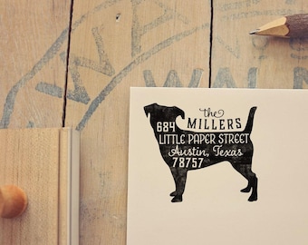 Jack Russell Terrier Return, Dog Owner Gift, Wooden Handle, Custom Rubber Stamp