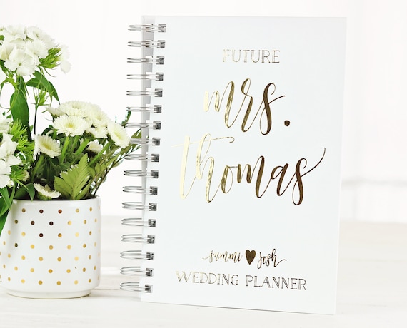 Future Mrs Wedding Planner Personalized Wedding Planner Custom