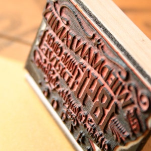 Cutest Return Address Stamp in the Whole World. Wood Handle. Personalized Rubber Stamp. image 2