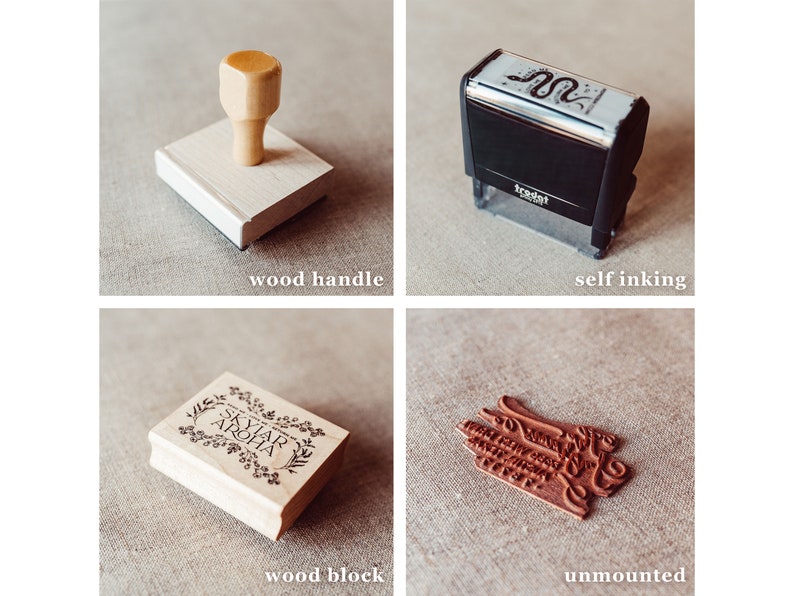 Cutest Return Address Stamp in the Whole World. Wood Handle. Personalized Rubber Stamp. image 7