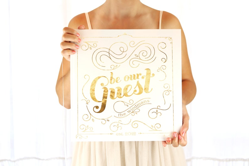 Be Our Guest Wedding Guest Book Gold Foil Guestbook Bridal Shower Gift Fairytale Guestbook Wedding Album Photo Guest Book Beauty The Beast Be Our Guest Wedding Guest Book Gold Foil Guestbook Bridal Shower Gift Fairytale Guestbook Wedding Album Photo Guest Book Beauty The Beast