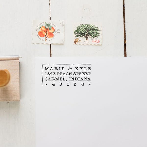 Return Address Stamp, Personalized Stamp, Custom  Wood Handle Stamp, Custom Return Address Stamp, Simple, Awesome, Amazing #Sweet&Simple6