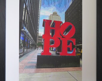 NYC, New York, "NYC Hope", Photography, Illustration, Mixed Media, Sold Unframed