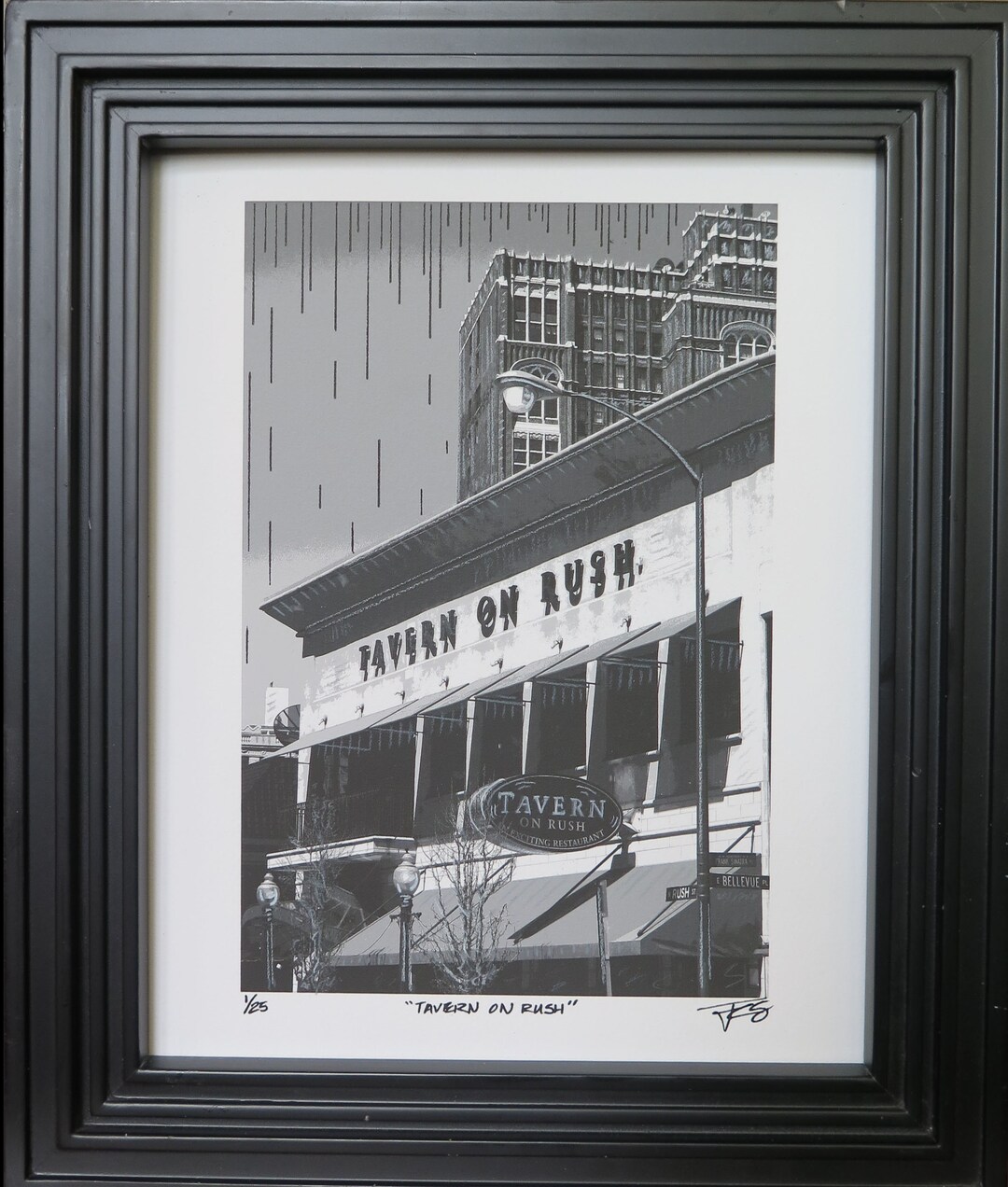 Chicago, Chicago Art, tavern on Rush Rush Street, Restaurant, Bar