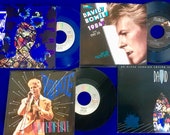Lot of 4 David BOWIE 45 39 s (Bowie 1980s vinyl records)