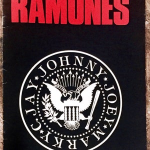 Vintage RAMONES Tour Guide 1989