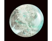 Handmade Dichroic Glass Cabochon, Air
