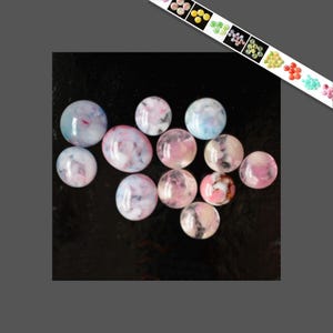 Fused Glass Cabochon Assortments, Multiple Options