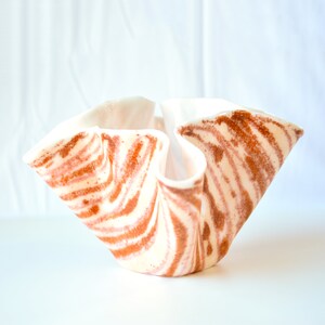 Handmade Glass Vase, Rock Face
