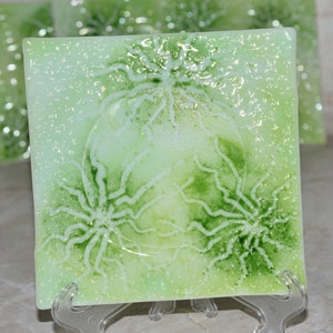Fused Glass Coaster Set, Home Decor, Gift, Multiple Color Options, Handmade