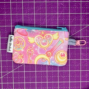 Anime Inspired Card Wallet, Keychain