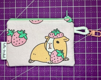 Guinea Pigs & Strawberries Wallet/Pouch Tula Pink