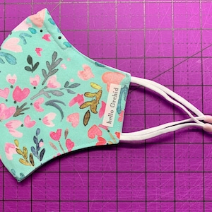 Masque facial Floral Hearts