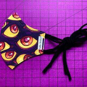 FACE MASK - Creepy Eyes Prints