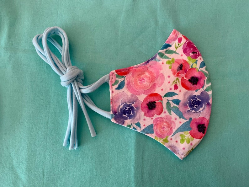 Floral Face Mask Etsy