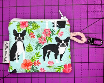 Boston Terrier Dogs Coin Purse Pouch