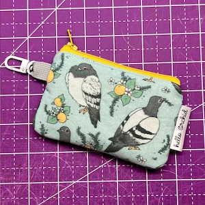 Pigeons and Peaches Card Wallet, Key Chain