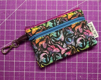 Dragons Double Zip Wallet w/clasp