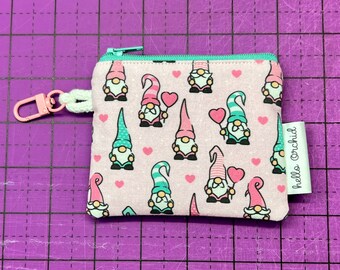 Valentine’s Day Gnomes Wallet/Pouch OR Coin Purse Pouch