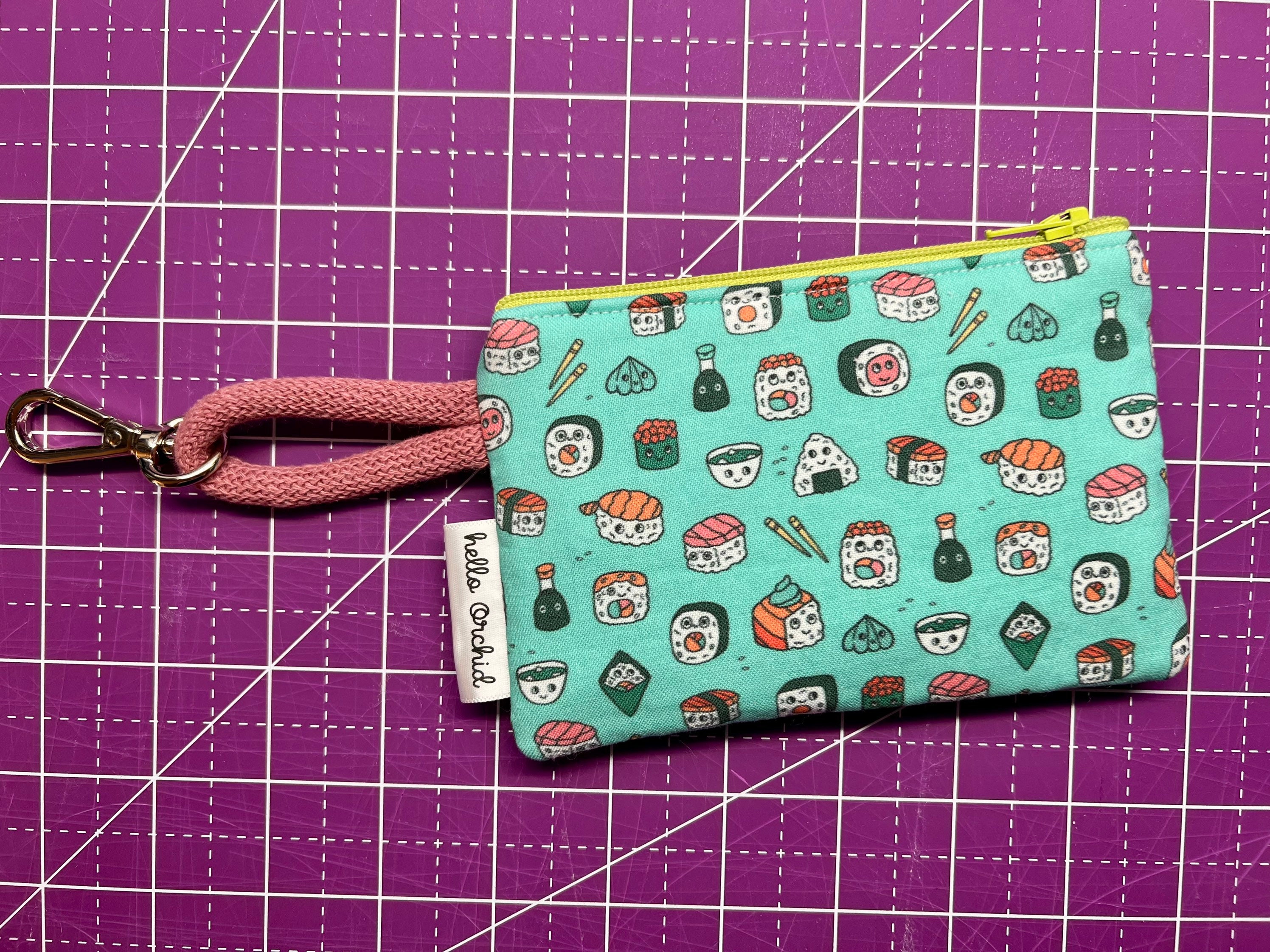 Sushi Purse, Sushi Lover Gift, Foodie Gift, Sushi Coin Purse