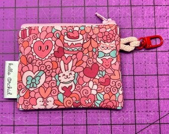 Valentine’s Day Wallet/Pouch OR Coin Purse Pouch
