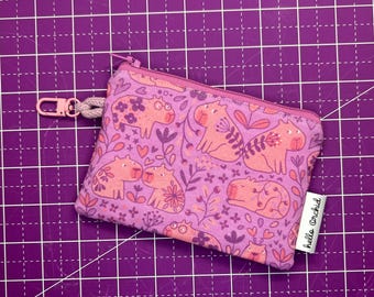 Capybara Card Wallet, Keychain