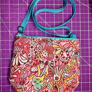 Abstract Cats etc. Crossbody Purse