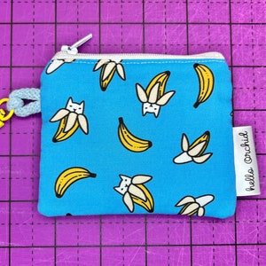 Porte-cartes Banana Cats, porte-clés