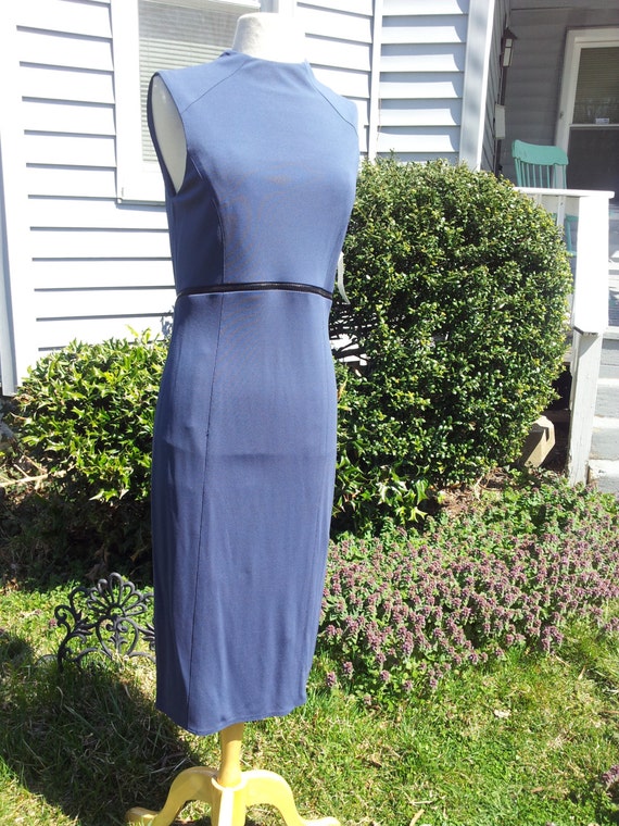 Size 8 Vintage Blue Dress - image 4