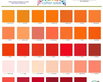 Robert Kaufman Kona Solid Color 100% Cotton Fabric - Color Group K