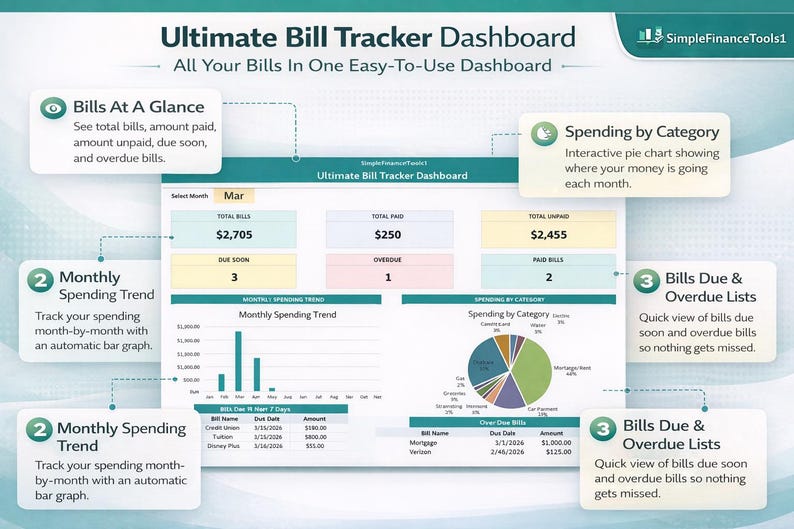 Ultimate Bill Tracker Spreadsheet Monthly Bill Organizer Expense ultimate-bill-tracker-spreadsheet-monthly-bill-organizer-expense