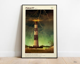 Psalm 97 His lightnings lighten the world (Also available in English)