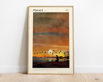 Psalm 5 In the morning I turn to You and wait.