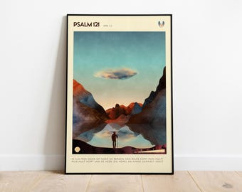 Pilgrim Psalm 121 I lift my eyes to the mountains. Where does my help come from? (Also available in German or English!)