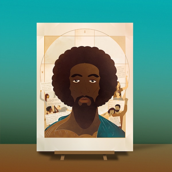 Black Jesus icon