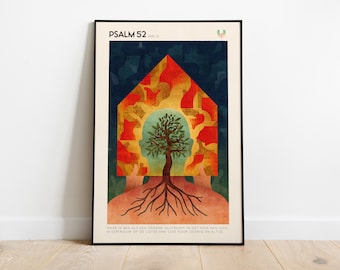 Psalm 52 Like a green olive tree in the house of God