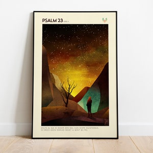 Psalm 23 Even though I walk through the valley of the shadow of death (also available in ENGLISH!)