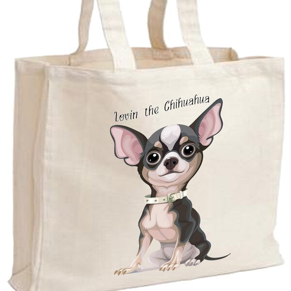 Chihuahua Tote Bag Etsy